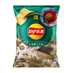 Lay's 乐事 新品 春季限定包装 红烧狮子头味薯片60g