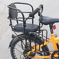 osagie 奥塞奇 e09电动自行车后置儿童安全座椅一体成型大空间电瓶车宝宝椅黑色