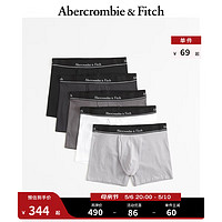 ABERCROMBIE & FITCH男装 24春夏舒适5条装四角内裤 KI114-4011 灰色 XL