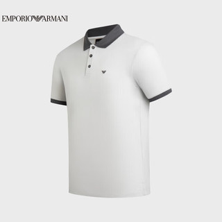 阿玛尼EMPORIO ARMANI24春夏EA男装短袖撞色饰边POLO衫