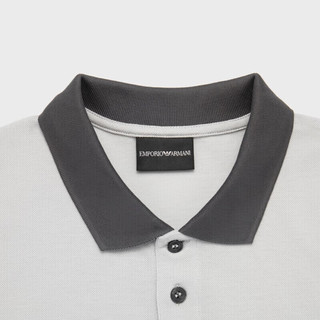 阿玛尼EMPORIO ARMANI24春夏EA男装短袖撞色饰边POLO衫