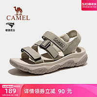 CAMEL 骆驼 户外凉鞋男士夏季新款溯溪涉水速干沙滩鞋防滑魔术贴运动鞋女