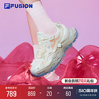 FILA 斐乐 FUSION斐乐女鞋老爹鞋2024夏季新款硬糖鞋跑步鞋休闲鞋厚底