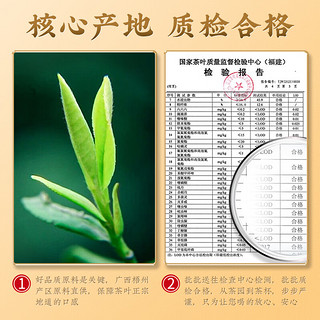 中谷御品茶叶 六堡茶黑茶 2016年特级窖藏广西梧州散茶熟茶茶叶礼盒500g