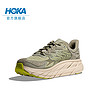 HOKA ONE ONE 男女款春夏克利夫顿LS运动休闲鞋麦青色/橡木白 38.5