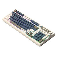 京东百亿补贴、PLUS会员：AULA 狼蛛 S99 三模机械键盘 99键 RGB 复古灰
