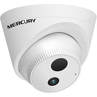 水星（MERCURY）400万半球监控摄像头POE供电红外夜视 H.265+码高清监控 MIPC4312P 2.8mm 焦距