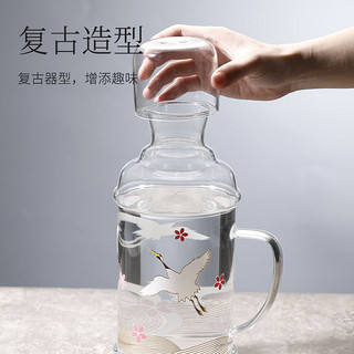 冷水壶家用客厅大容量水杯耐高温玻璃凉水壶烧水壶创意玻璃茶壶