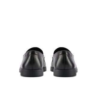 Clarks 其乐 托尔系列 男士一脚蹬英伦休闲乐福鞋 261766707 黑色 39.5