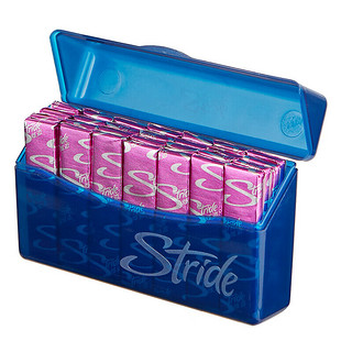 炫迈（Stride）无糖口香糖28片6盒装 草莓西瓜多口味组合50.4g 【6盒】酸甜草莓味