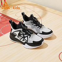 匹克童鞋儿童篮球鞋实战运动鞋男大童球鞋 黑色/大白 40 
