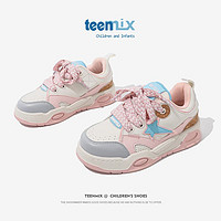 TEENMIX 天美意 女童板鞋秋季时尚儿童运动鞋软底宝宝鞋子