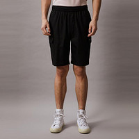 卡尔文·克莱恩 Calvin Klein CK Jeans24春夏新款男经典绣标松紧腰莱赛尔混纺休闲短裤J325564