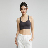 卡尔文·克莱恩 Calvin Klein CK内衣女士时尚运动循环LOGO交叉肩带无钢圈舒适文胸QP2812O