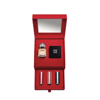 GIVENCHY 纪梵希 香水彩妆礼盒套装 (四宫格散粉#1号 12g+心无禁忌女士浓香水EDP 35ml+高定禁忌唇膏#N306 3.4g+粉丝绒#N27 3.4g+红丝绒#N37 3.4g)