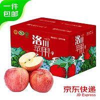 领鲜淘 洛川红富士苹果 18枚果径75mm+  新鲜水果生鲜脆甜陕西 源头直发