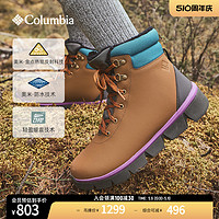 哥伦比亚 户外女子轻盈缓震金点热能防水保暖雪地靴BL8467