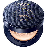 L'OREAL PARIS 黑胖子恒放溢彩持色哑光遮瑕轻垫霜 丹宁限量版 #320 14g（赠替换装赠安瓶面膜一片）