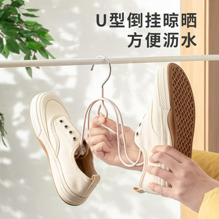 顺艺连挂晒鞋挂收纳架收纳吊带挂架家用衣柜整理置物架挂钩2只 混色 2个
