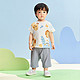 BALIPIG 巴厘小猪 婴儿短袖T恤夏季薄款儿童超萌可爱男童衣 元气满满（纯棉） 73cm