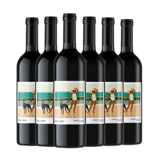 加州赤霞珠 干红葡萄酒 2020年 750ml*6瓶 整箱装