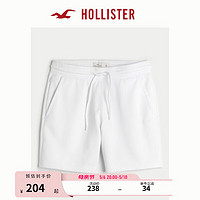 HOLLISTER24春夏美式风宽松休闲抽绳毛圈布短裤男 KI328-4077 白色 L (180/86A)