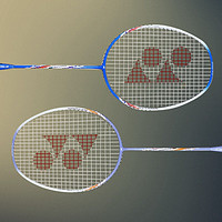 YONEX 尤尼克斯 羽毛球对拍疾光NF8S全碳素音速闪击双拍已穿线