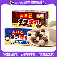 LOTTE 乐天 韩国进口乐天ABC巧克力味字母曲奇饼干休闲网红零食小吃