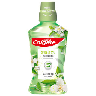 Colgate 高露洁 贝齿漱口水 薄荷鲜果绿茶清新口气去黑黄异味臭护龈男女孕产妇 茉莉绿茶500ml1瓶