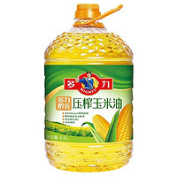 百亿补贴：MIGHTY 多力 醇香压榨玉米油4.8L*1桶批发非转基因食用油烹饪炒菜团购特价