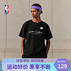 NBA 欢乐的运动系列-湖人队宽松T恤短袖男 夏季运动休闲圆领短袖上衣 洛杉矶湖人队/黑色 L