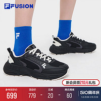 FILA 斐乐 FUSION斐乐女鞋星峦鞋复古老爹鞋2024夏季新款跑步鞋休闲鞋