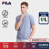 FILA 斐乐 短袖POLO衫男夏季防晒凉感透气商务休闲翻领运动T恤上衣