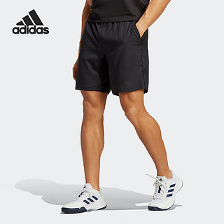 adidas 阿迪达斯 春夏季黑色运动透气舒适男装休闲运动短裤HR8725 A/XL码