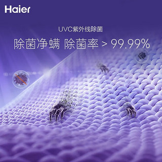 Haier 海尔 滚筒洗衣机全自动 10公斤大容量 超薄双智投