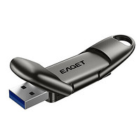 忆捷（EAGET）512GB USB3.2 Gen2 Type-C双接口 SU50高速固态U盘大容量读速560MB/s手机电脑两用办公优盘移动
