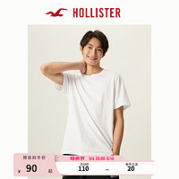 HOLLISTER24春夏美式修身圆领短袖T恤男女装348888-1 白色 XL (180/116A)