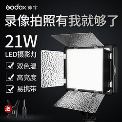 Godox 神牛 308II-C雙色溫LED平板補光燈直播間直播打光燈室內戶外攝影燈
