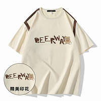 Deerway 德尔惠 2024年男士时尚运动短袖T恤男式夏季休闲体恤衫打底衫男