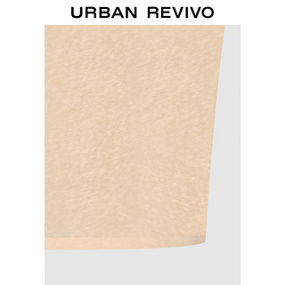 URBAN REVIVO 男士时尚简约基础百搭轻薄无袖背心 UMF440120 粉卡其 XS