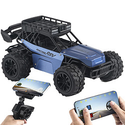 趣格QUGE 遙控汽車玩具視頻遙控車安裝攝像頭語音對話合金高速越野車特技車