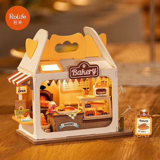 若来（Rolife）diy小屋熊仔家面包盒子手工拼装立体拼图成人积木玩具儿童520 面包盒子【盒子小屋】