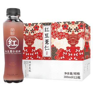 红豆薏仁风味饮料 300ml*12瓶