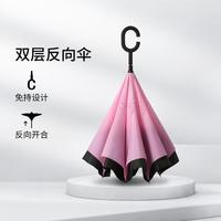 天堂伞 Paradise双层防晒遮阳伞长直柄晴雨两用伞防紫外线个性反向雨伞男女