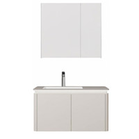  箭牌 ARROW 洛晗系列 AEC9G4035H-LH 智能浴室柜组合 香槟粉 90cm