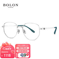 BOLON 暴龙 眼镜近视光学镜眼镜框可配度数 BH7038B90框+优可视变色1.60