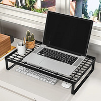 坤奉 笔记本电脑支架散热底座电脑显示器屏幕增高架家用桌面收纳置物架 特小号黑色