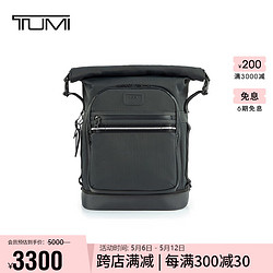 TUMI 途明 Alpha Bravo系列卷顶设计男士旅行双肩包 铁灰色 0232702IRN