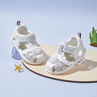 Mutong 牧童 2024夏季男童鞋软底学步宝宝包头凉鞋轻便镂空透气步前鞋女
