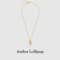 百亿补贴：Amber Lollipop 安铂洛利 珍珠项链女掌上明珠吊坠轻奢小众气质锁骨链